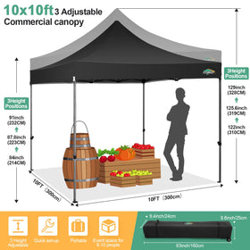 COBIZI height-adjustable canopy suits various spaces and occasions
