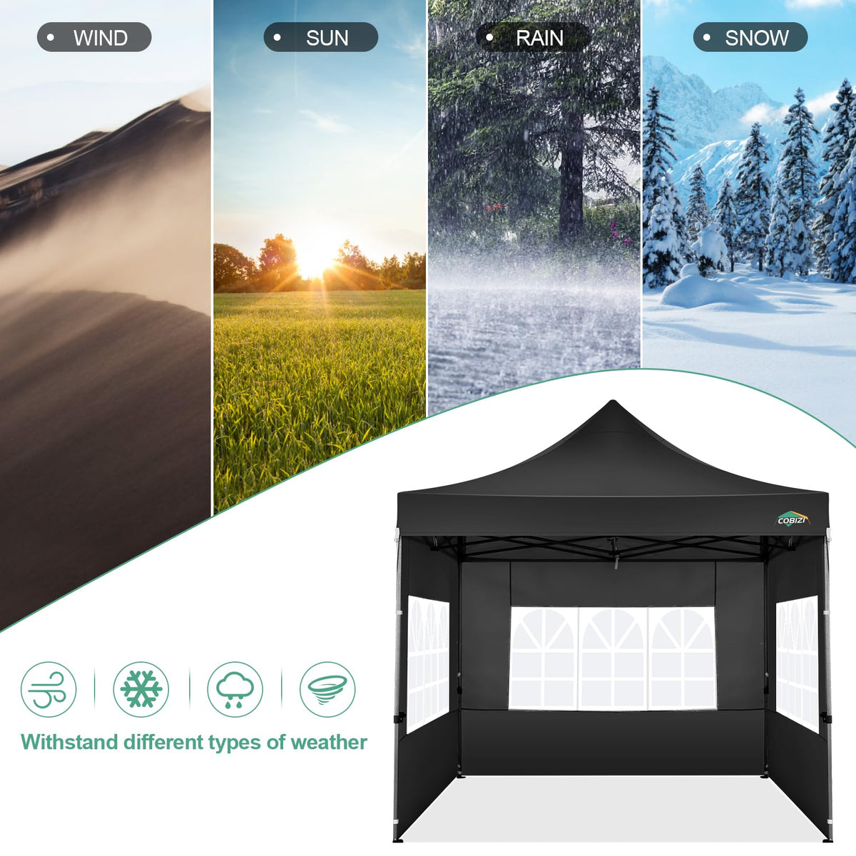 COBIZI roller bag makes transport and storage quick