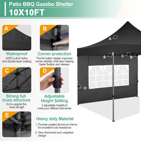 COBIZI waterproof fabric blocks rain and UV for dry interiors