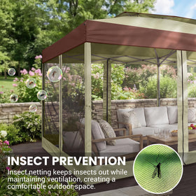 COBIZI dual-top vent promotes airflow and comfort.