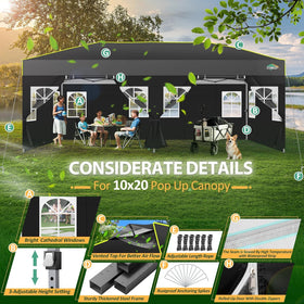 COBIZI canopy reflectives and air vent enhance visibility and airflow