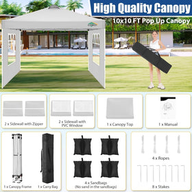 COBIZI sidewalls-removable allow flexible enclosure for changing weather.