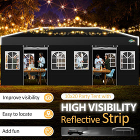 COBIZI spacious 200 sq ft canopy shading gardens and gatherings