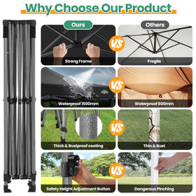 COBIZI waterproof Oxford fabric delivers rain protection for outdoor events
