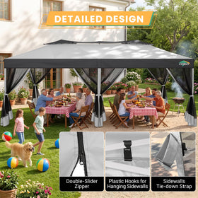 COBIZI waterproof UPF 50+ fabric shields from sun and rain