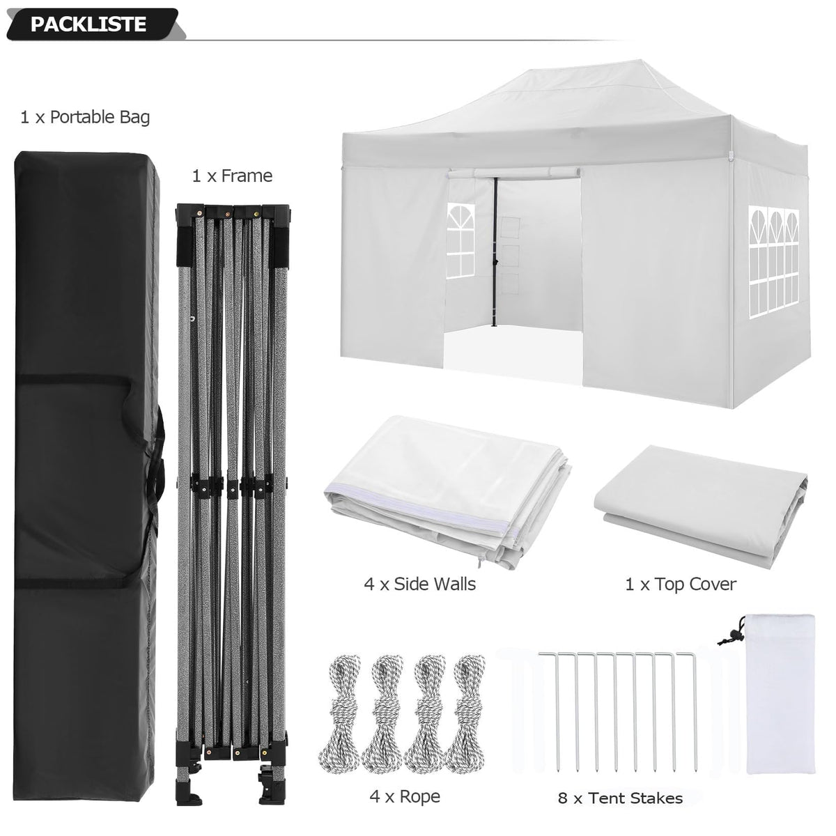 COBIZI wedding outdoor-use canopy creates a comfortable shaded space for ceremonies or receptions.