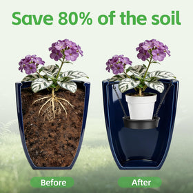 Cobsili design suits both outdoor and indoor use, reducing soil waste.