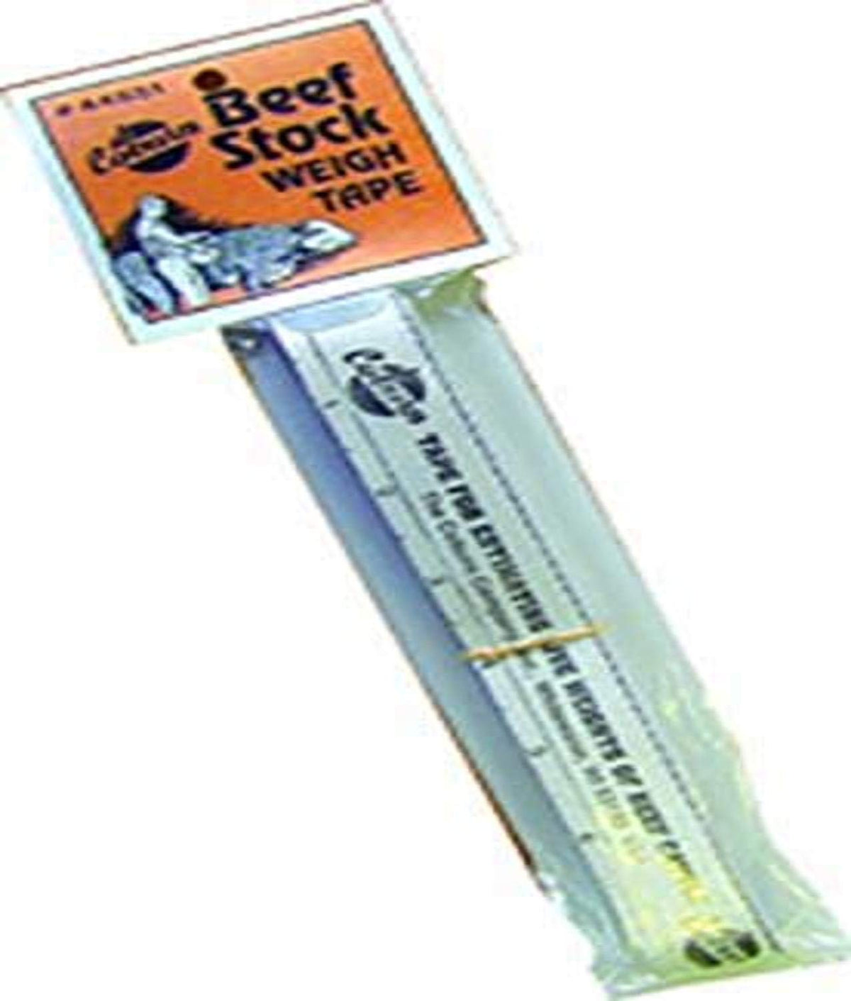Coburn beef stock tape 108-inch for quick cattle weight estimation by body condition.