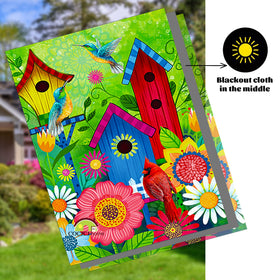 COCJCJ outdoor flag with double-sided view for yard display.