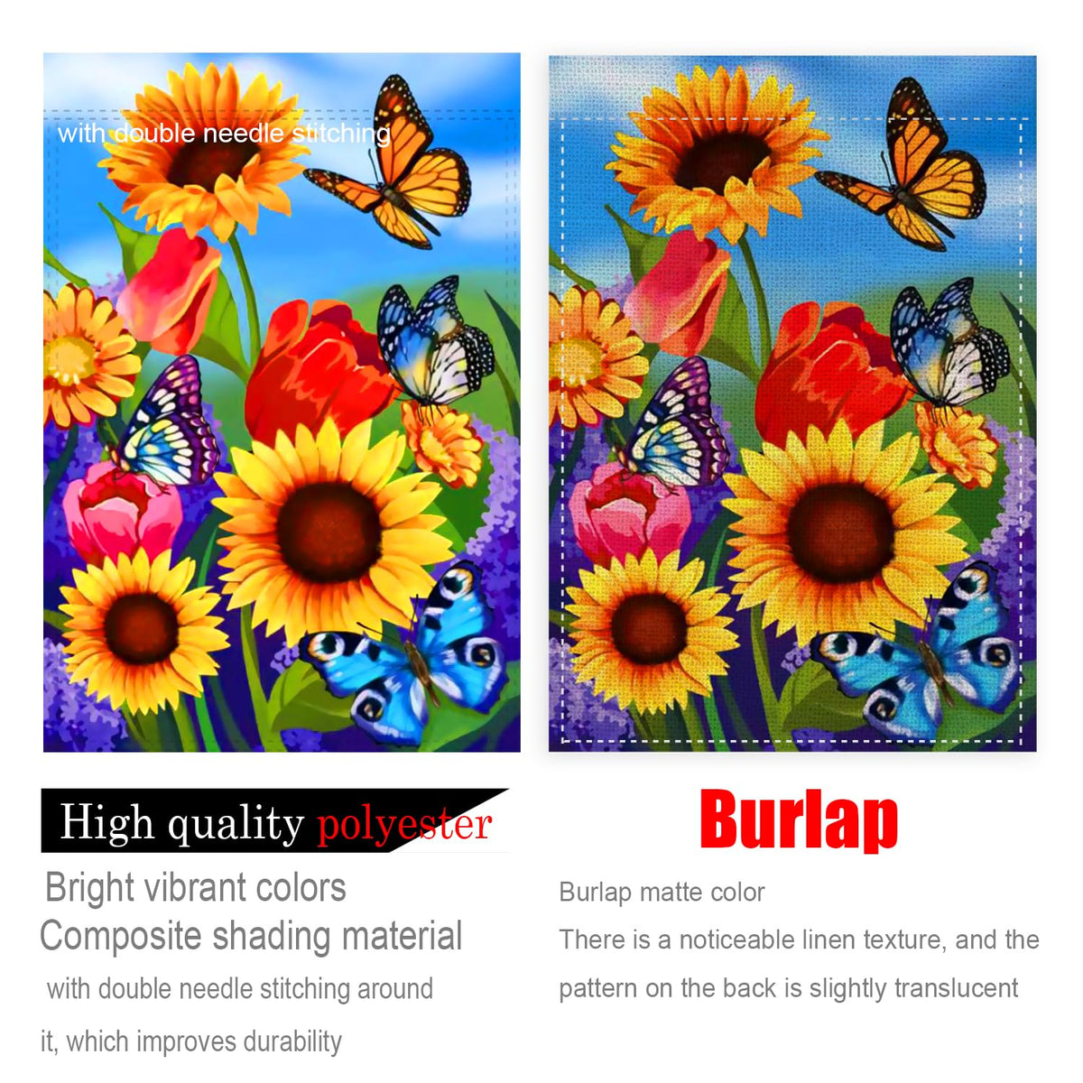 COCJCJ double-stitched flag stays bright and durable for seasons.
