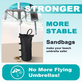 Coclothy Beach Umbrella tilt design helps track shade from sunrise to sunset