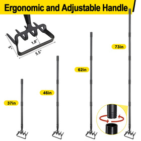 COCONUT ergonomic design helps protect joints during extended weeding.