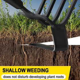 COCONUT garden tool ideal for vegetables and flowers in early-season care.