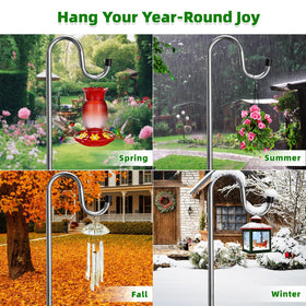 COCONUT Shepherds Hook with lantern demonstrates decorative outdoor lighting