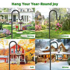 COCONUT versatile garden hanger for feeders, chimes, lanterns