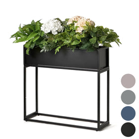 Cocoyard metal elevated planter box on legs for easy outdoor gardening