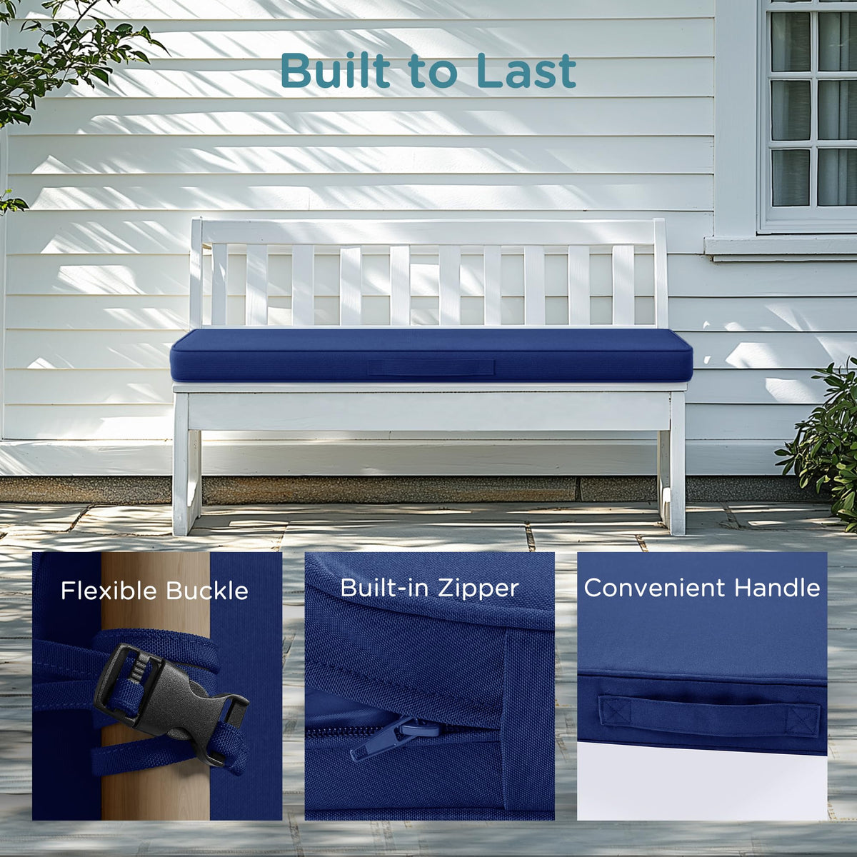 Codi cushion on porch swing enhances comfort during leisurely afternoons