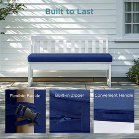 Codi cushion on porch swing enhances comfort during leisurely afternoons
