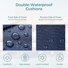 Codi cushion 3.5-inch foam core supports comfortable lounging with lasting shape