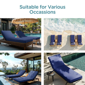Codi outdoor cushion on poolside sofa with waterproof fabric for rain-ready use
