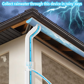 Codree 39-inch hose extension for flexible rainwater routing