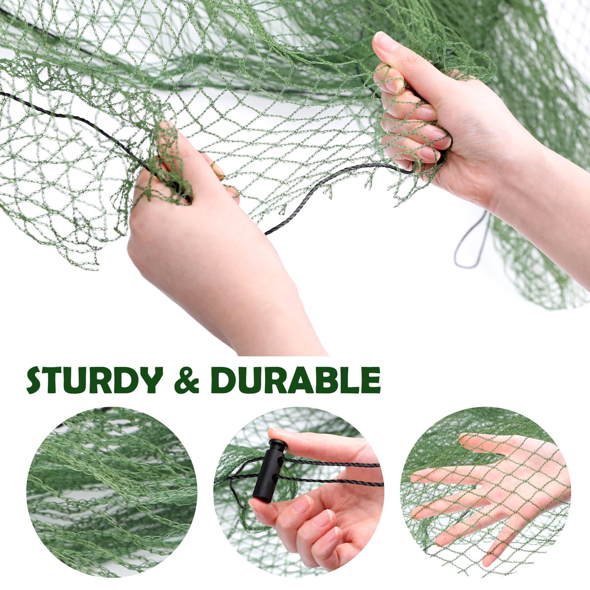 Close-up of breathable non-woven fabric used by Codree netting