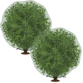 Codree deer netting cover protecting shrubs in a flat setup