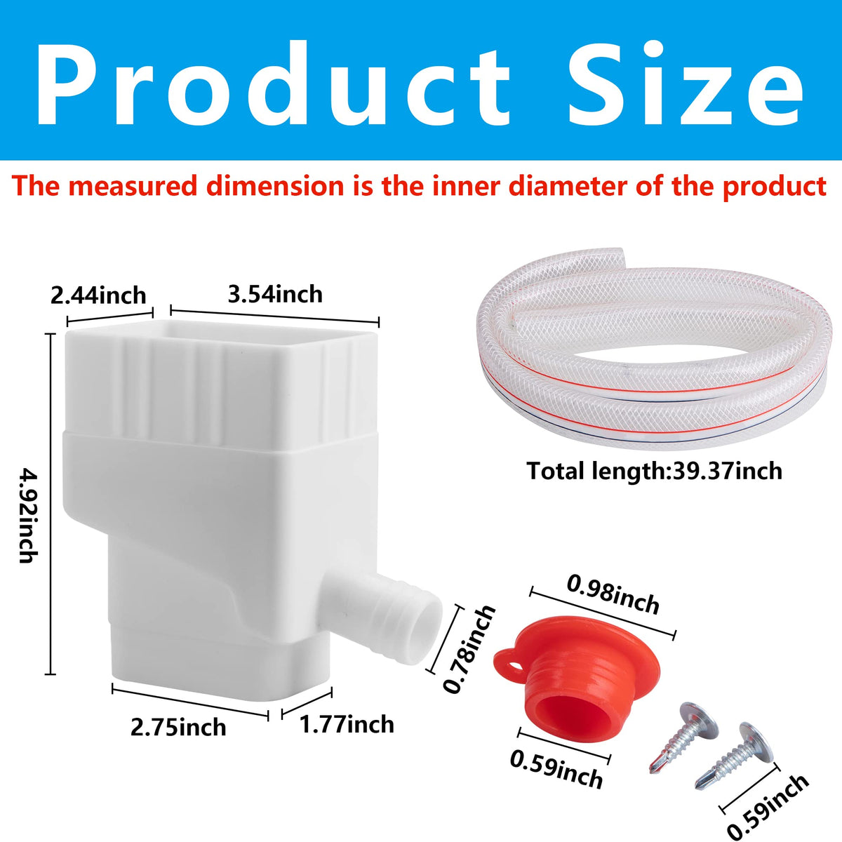 Codree Diverter Hose Connection Kit enabling rainwater transfer to a bucket