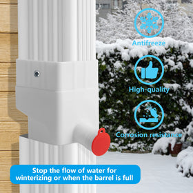 Codree Downspout Mount with screws keeps system secure during storms