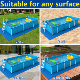 Codree foldable pool ground cloth for easy storage after seasons.