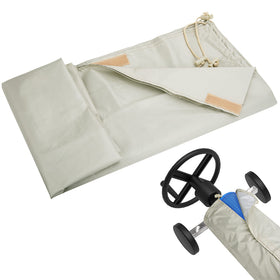 codree solar reel cover front view shields reel from sun and rain