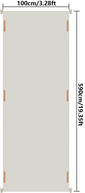 codree solar reel cover side view demonstrates secure 18 ft fit