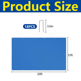 Codree waterproof pool pad keeps the bottom clean during rain or snow.