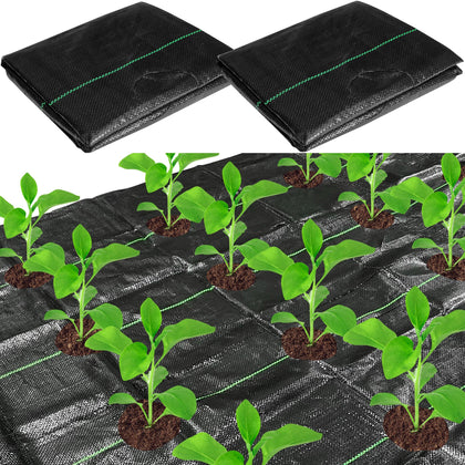 Codree weed barrier-13x4-ft covers beds while blocking weeds and preserving moisture.