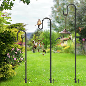 Cogardenshower hanging-decor-pole ideal for garden decor and seasonal displays.