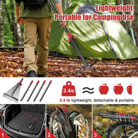 Cogardenshower lightweight design enhances portability for camping and yard tasks