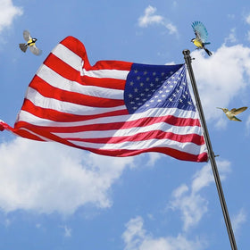 Cogardenshower outdoor flag kit ideal for yards, camping, RVs, and gardens.