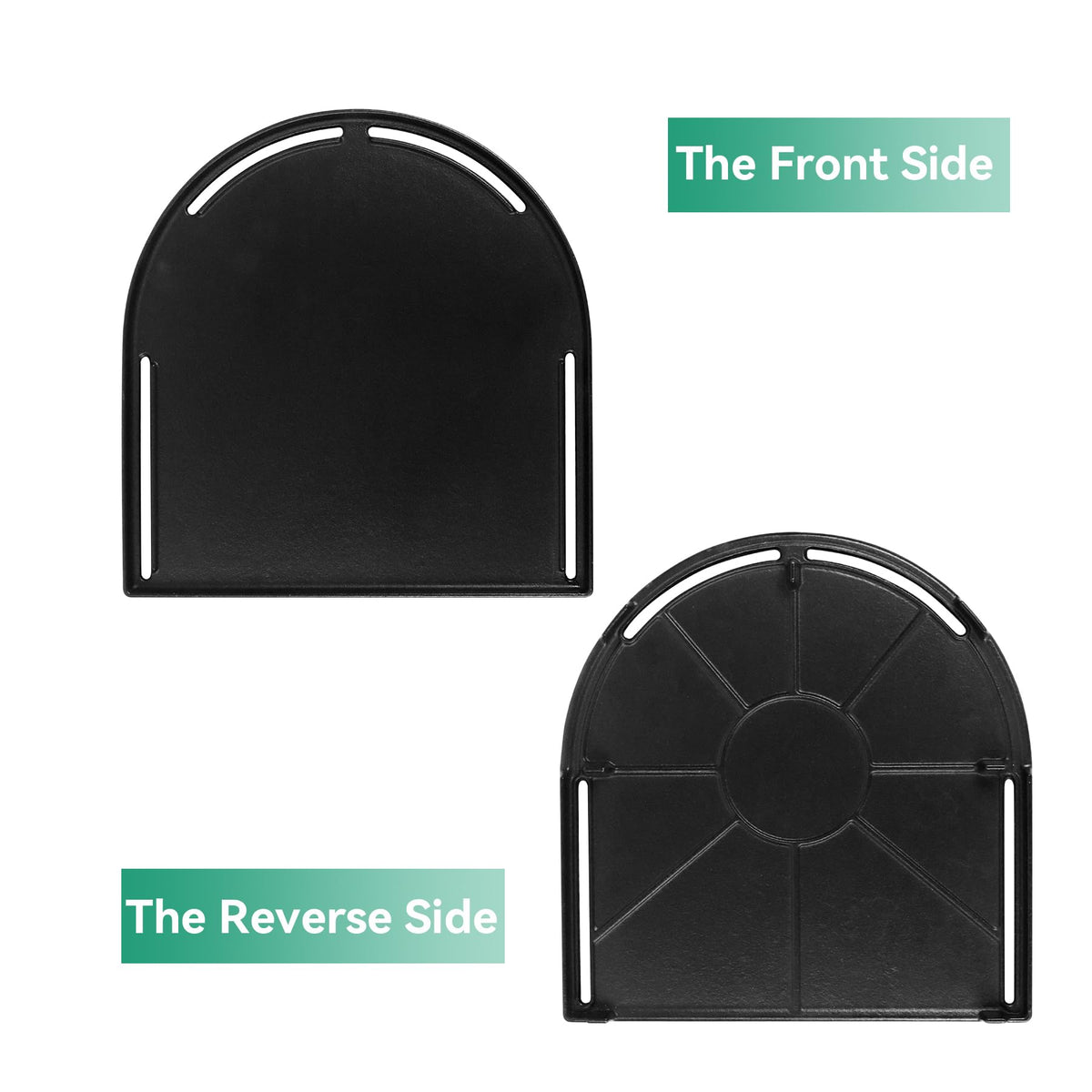 COGRICHBF cast-iron griddle durable build resists rust and warping during outdoor use