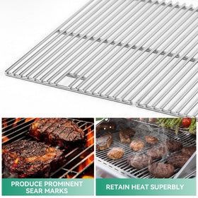 COGRICHBF stainless steel grate maintenance for quick wipe-down and longevity.