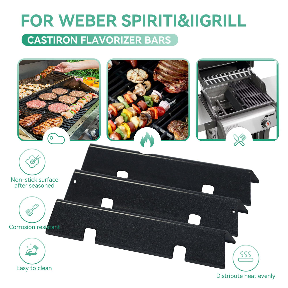 COGRICHBF front-control-knobs compatible flavorizer bars for easy replacement
