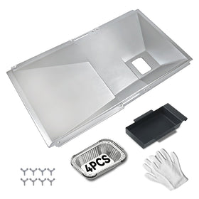 COGRICHBF universal grease tray extended to fit 23.6–31.6 inches for bigger grills