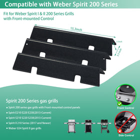 COGRICHBF Weber GS4 Spirit 200 series flavorizer bars for even heat