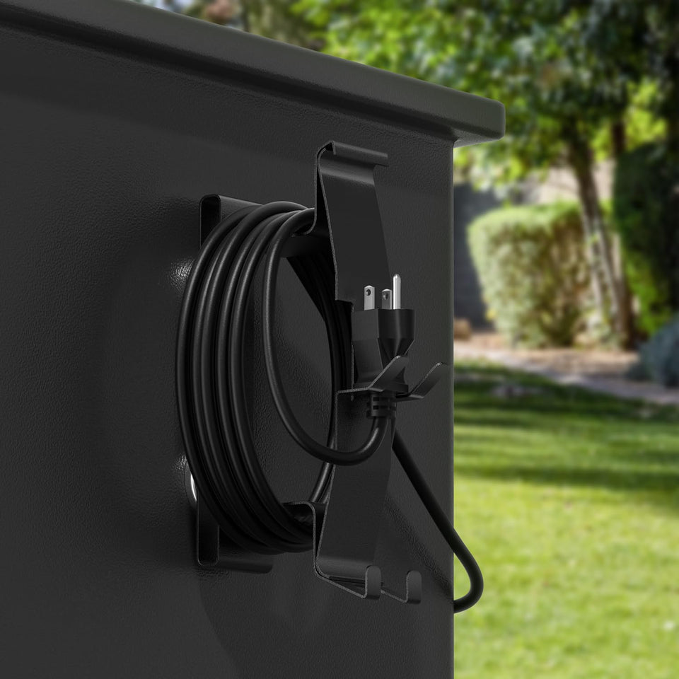Coinicxcel all-metal magnetic cord organizer keeps grill cables tidy and safely off the ground