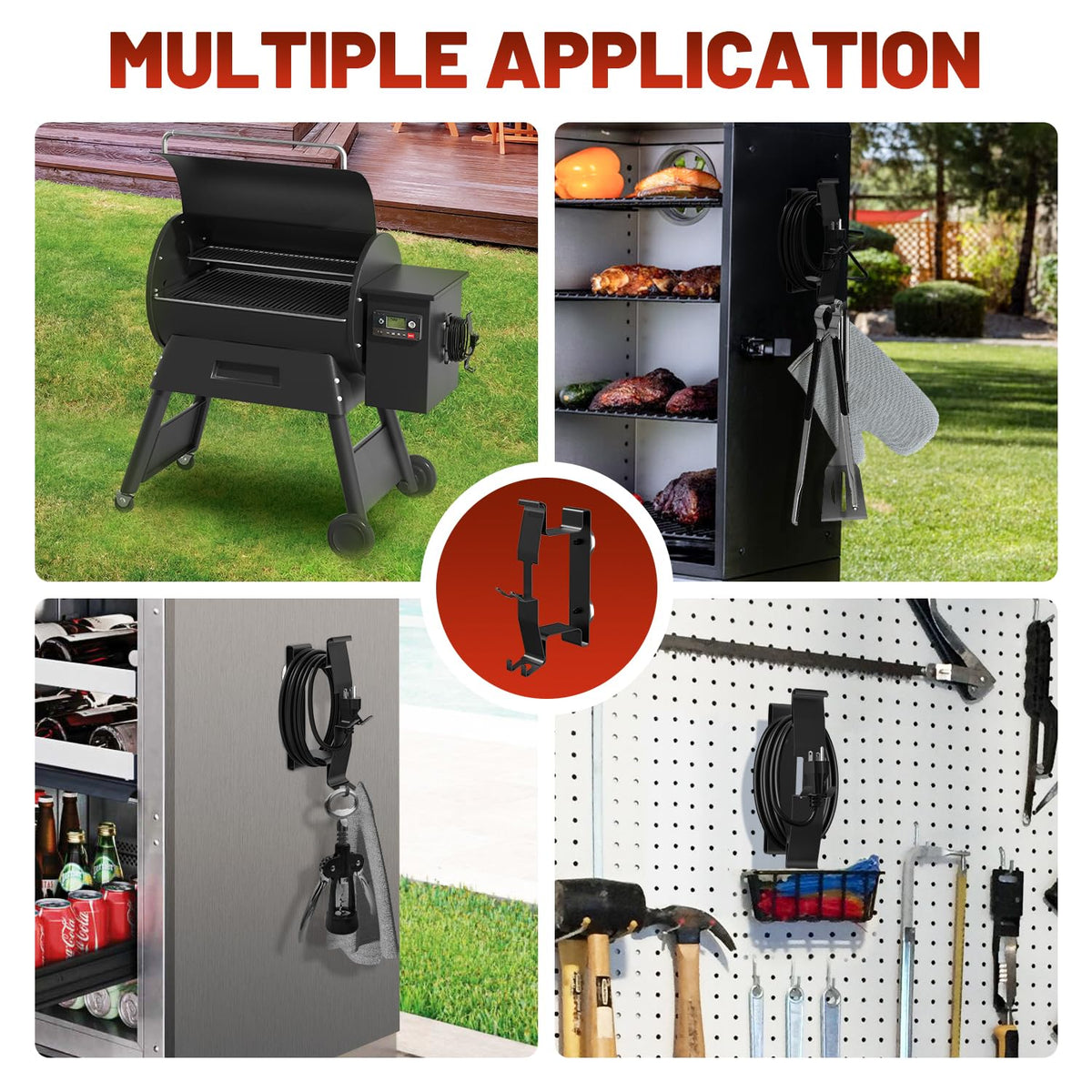 Coinicxcel easy-wrap design enables quick cable tidy with side wings