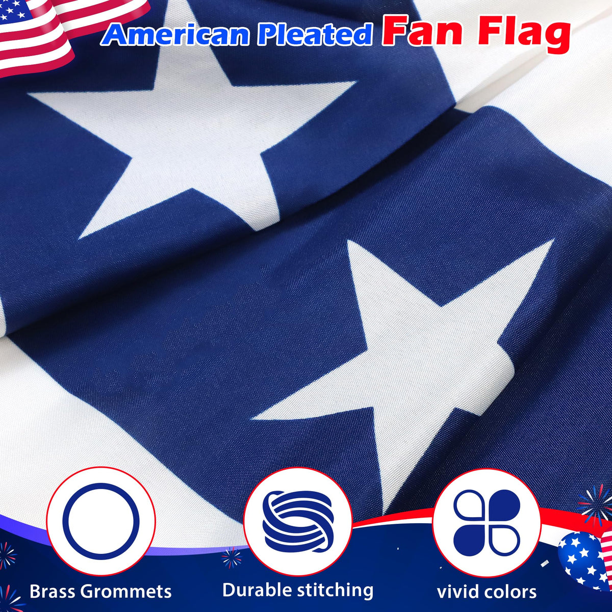 COKOKA patriotic garden decor flag for yard displays