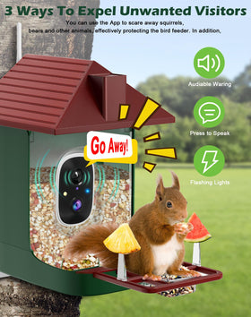 Cokque Smart Bird Feeder cloud storage keeps clips accessible