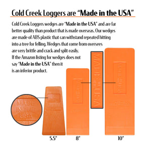 Cold Creek Loggers ABS plastic construction ensures durability and longevity in harsh conditions.