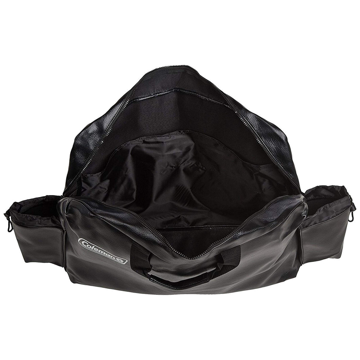 Coleman carry case for stove enables easy transportation on camping trips.
