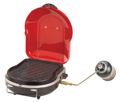 Coleman Fold N Go grill folding design for easy transport and compact storage