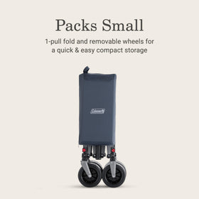 Coleman XL Wagon ergonomic handle for comfortable pulling
